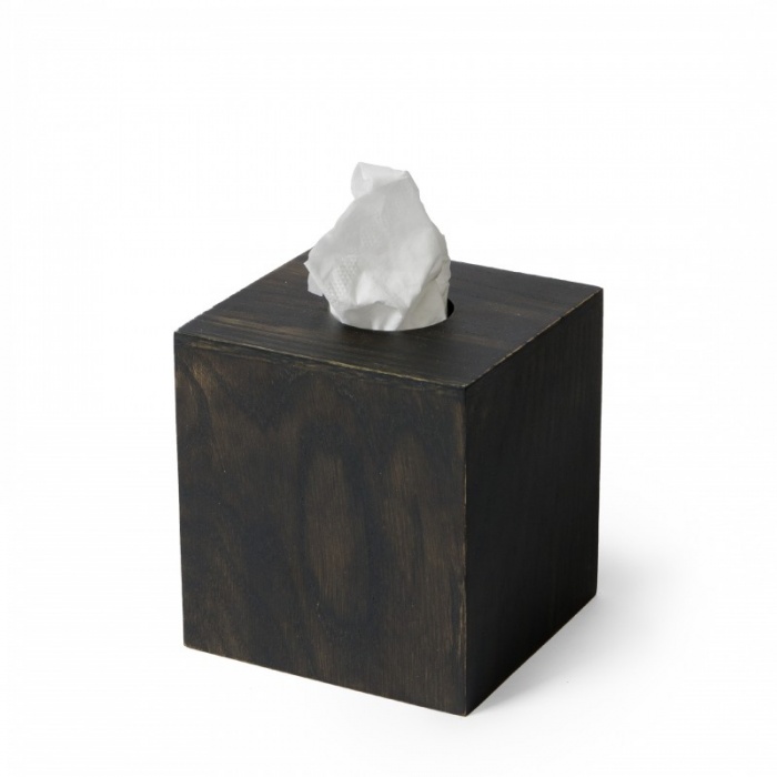 Dak Oak Cube Tissue Box Cover